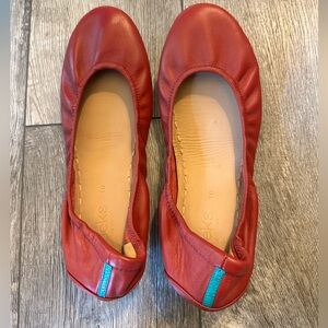 Tieks Cardinal Red Flats